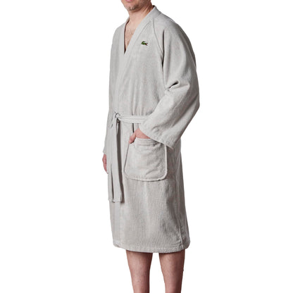 Cotton Terry Bathrobe Unisex Soft Absorbent Quick Dry Spa Robe