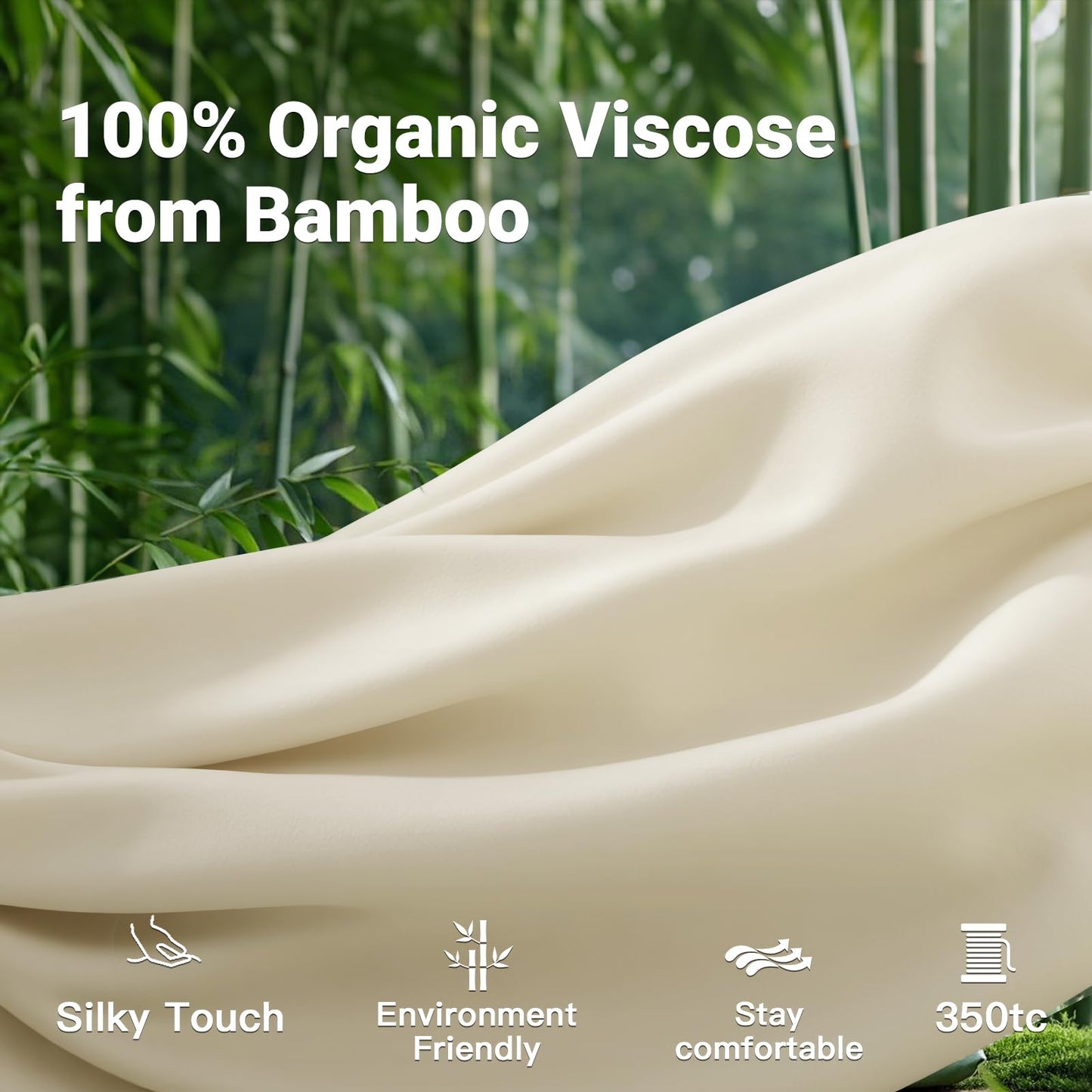 NEXHOME PRO Duvet Cover Set Viscose from Bamboo