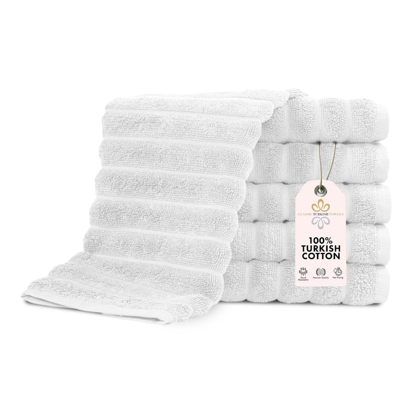 Turkish Cotton Luxury Towel Set Ultra Absorbent Spa Bath Towels