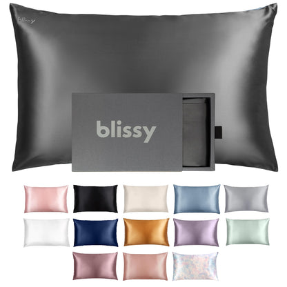 Silk Pillowcase 100% Mulberry Silk 22 Momme Smooth Hair Skin Pillow Cover
