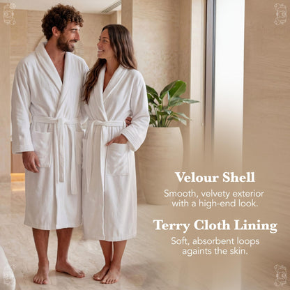 MONARCH Terry Velour Bathrobe