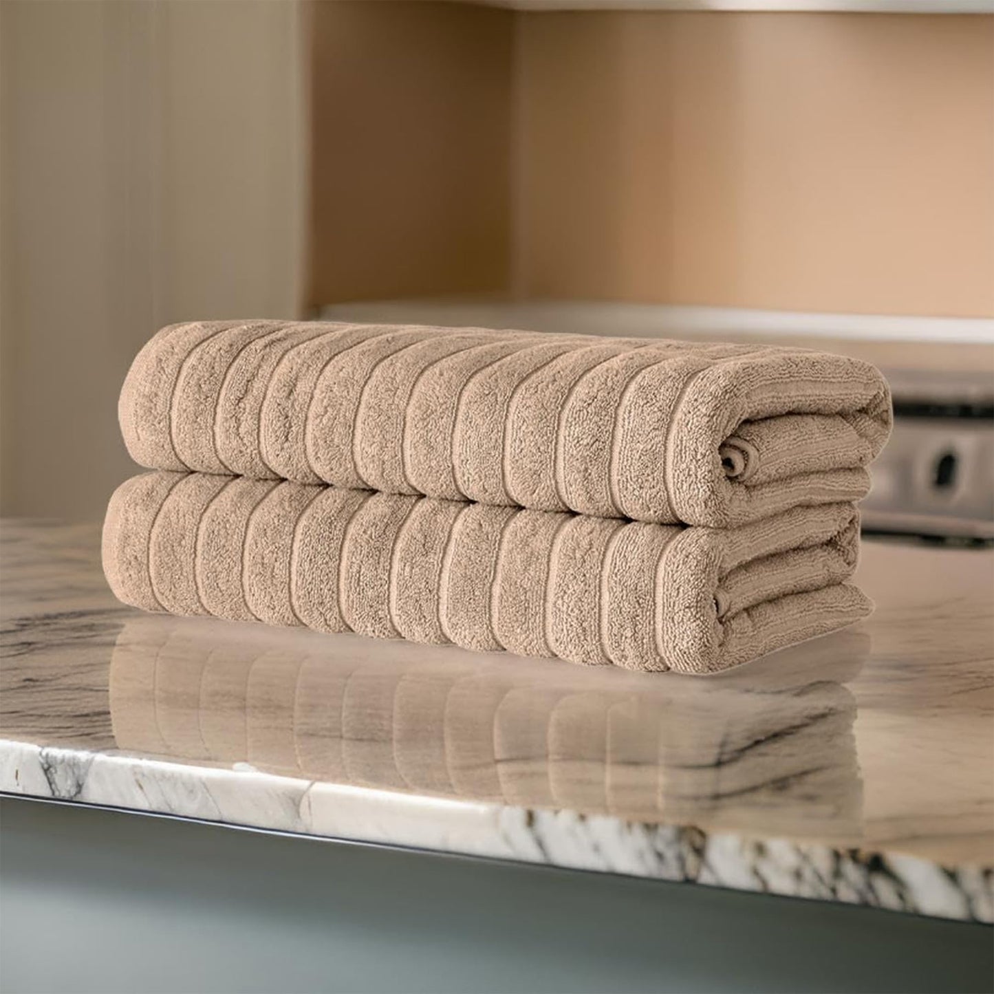 Turkish Cotton Luxury Towel Set Ultra Absorbent Spa Bath Towels