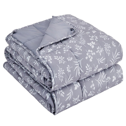 Cooling Weighted Blanket Microfiber Glass Bead Machine Washable Heavy Blanket