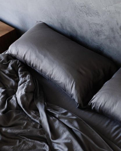 Bamboo Pillowcase Set of 2 Ultra Soft Lightweight Luxury Bedding