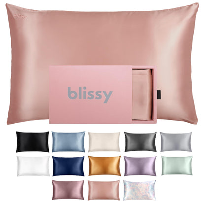 Silk Pillowcase 100% Mulberry Silk 22 Momme Smooth Hair Skin Pillow Cover