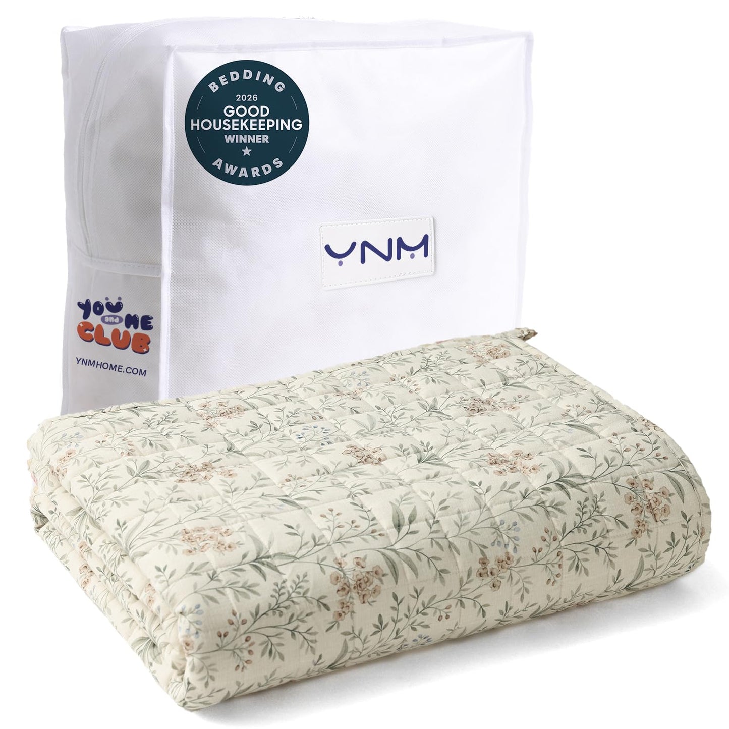 Cooling Weighted Blanket Glass Bead All Season Heavy Bed Throw