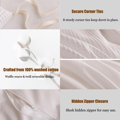 Cotondream Duvet Cover Set Washed Cotton