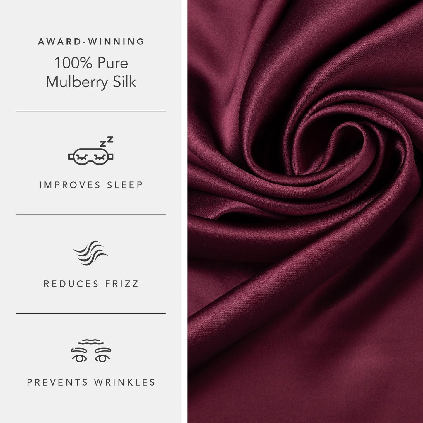 Fishers Finery Silk Pillowcase Pillowcases