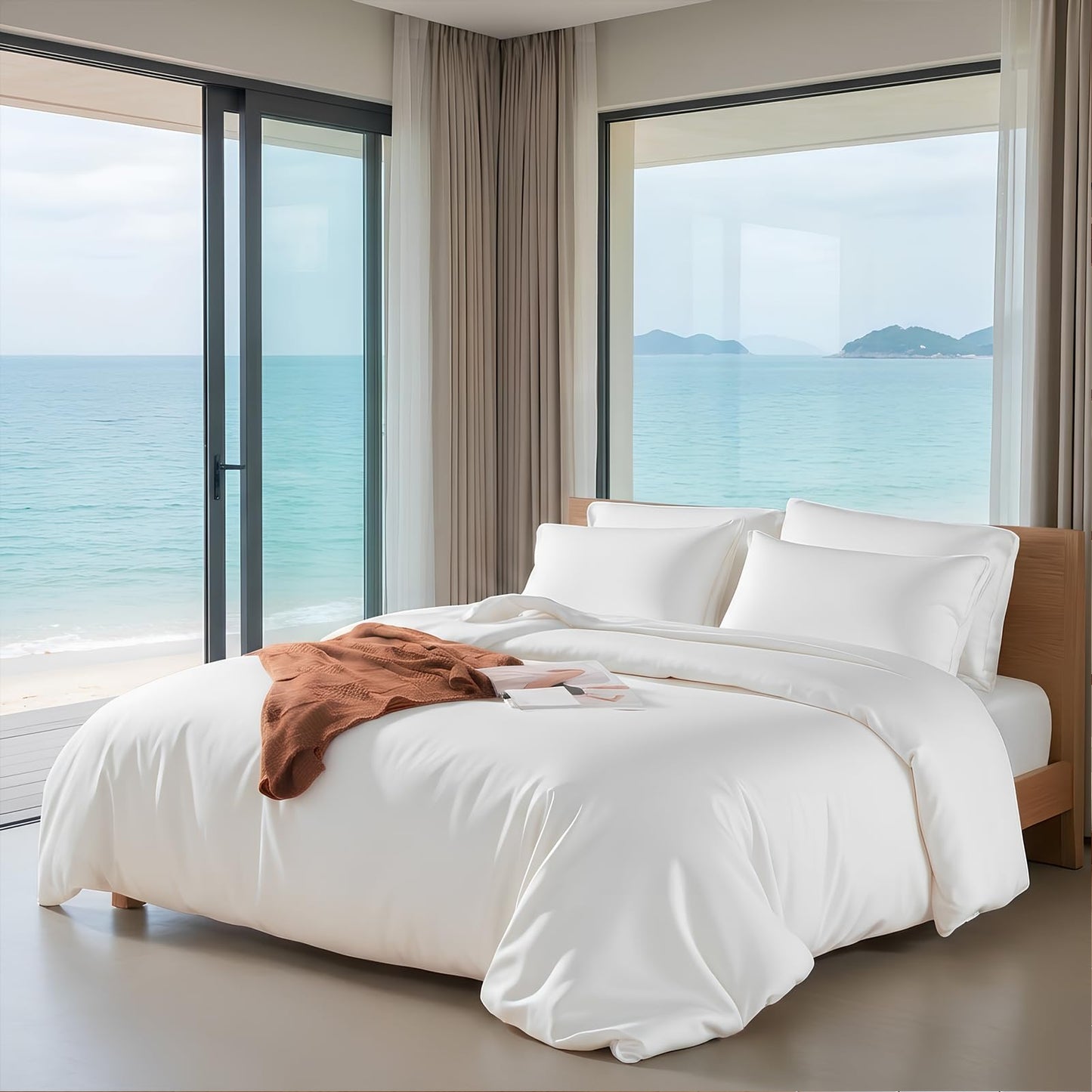 NEXHOME PRO Duvet Cover Set Viscose from Bamboo