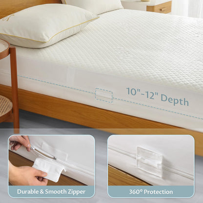 Waterproof Zippered Mattress Cover