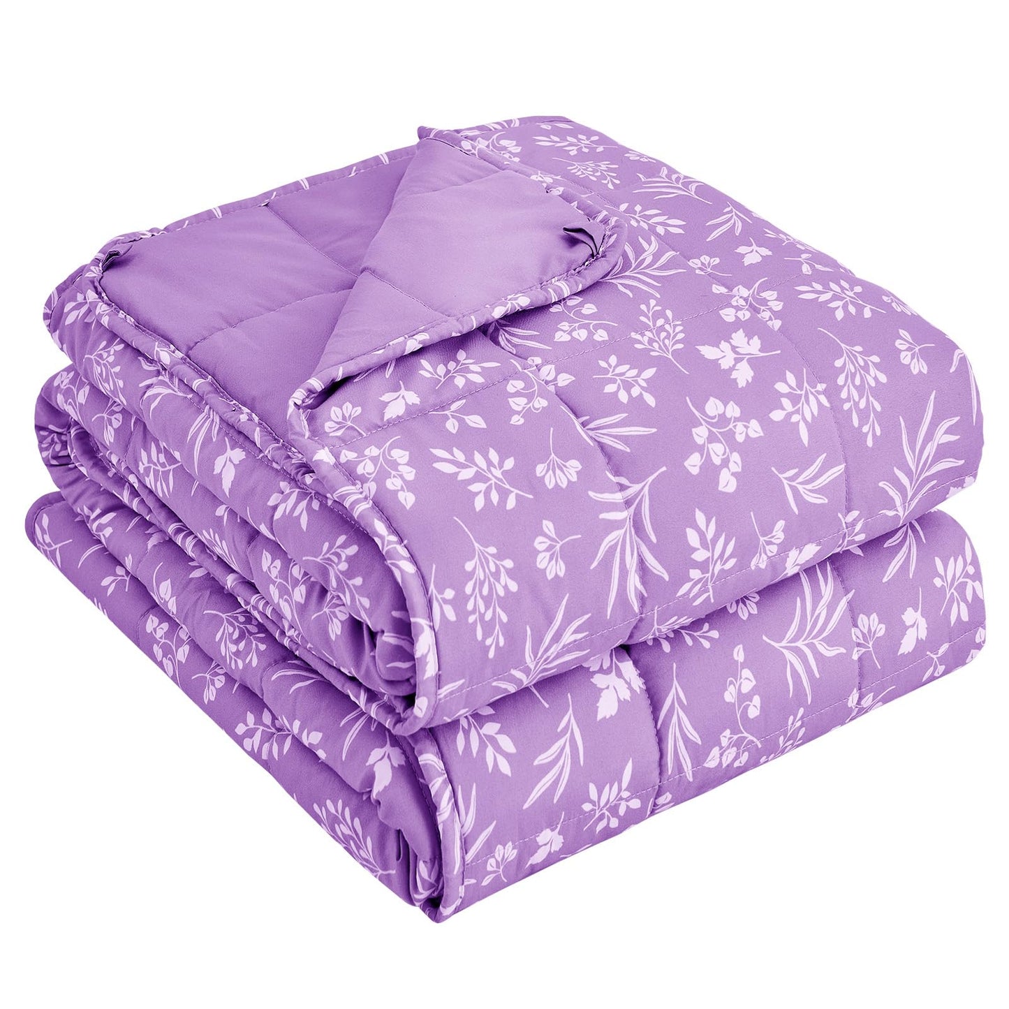 Cooling Weighted Blanket Microfiber Glass Bead Machine Washable Heavy Blanket