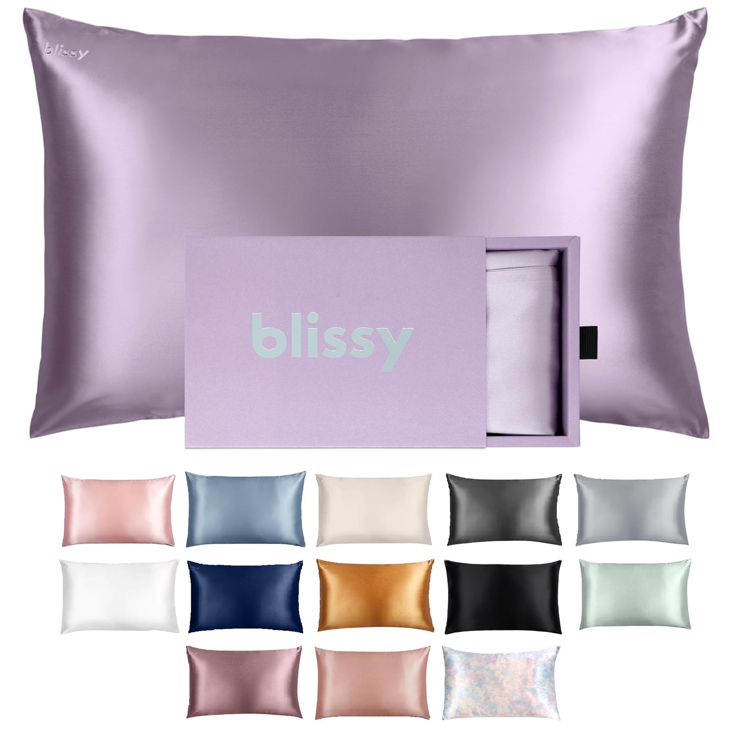 Silk Pillowcase 100% Mulberry Silk 22 Momme Smooth Hair Skin Pillow Cover