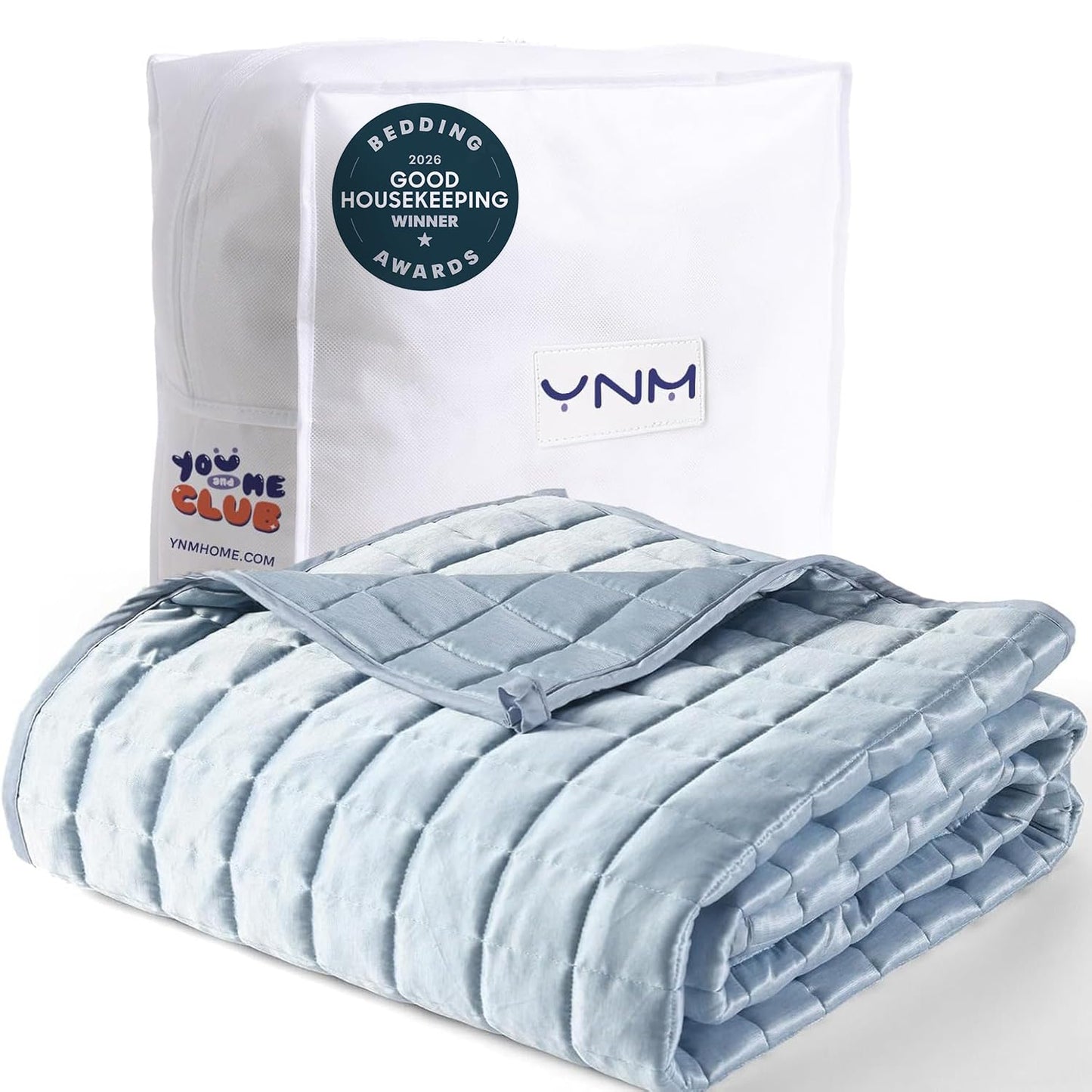 Cooling Weighted Blanket Glass Bead All Season Heavy Bed Throw
