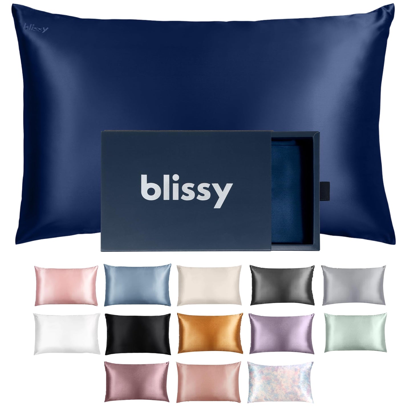 Silk Pillowcase 100% Mulberry Silk 22 Momme Smooth Hair Skin Pillow Cover