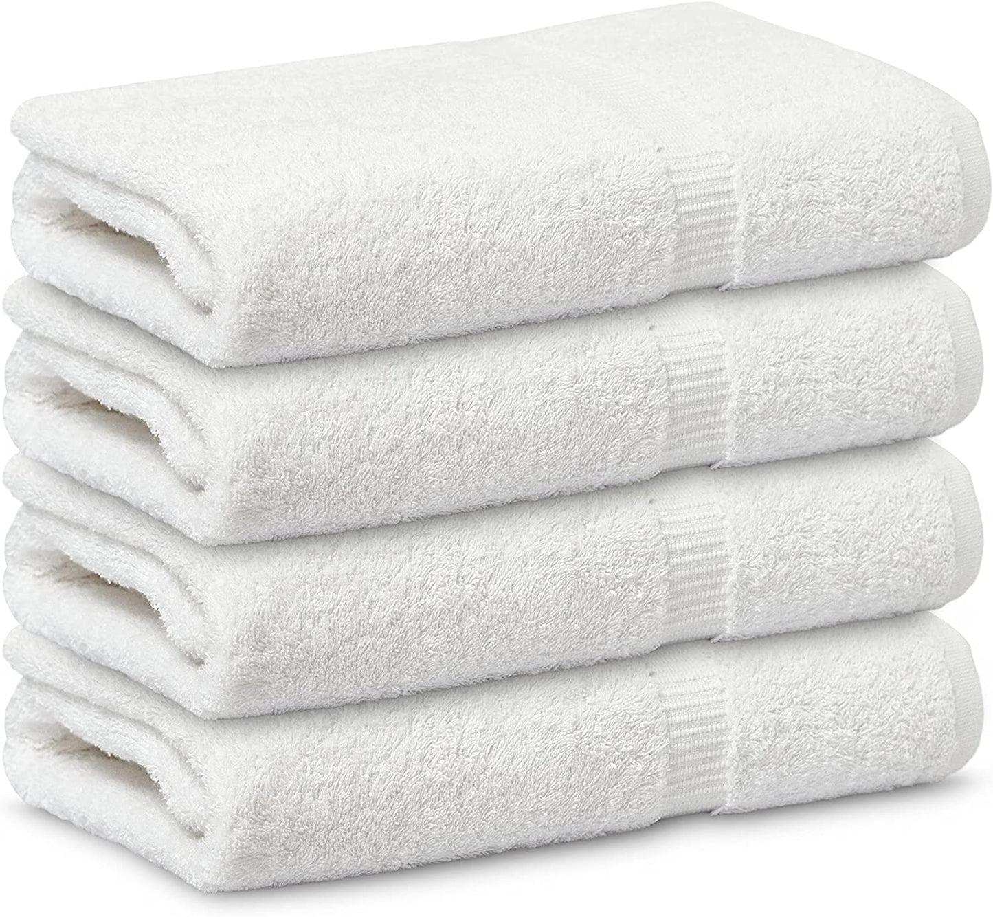 Ring Spun Cotton Bath Towel Set Hotel Spa Soft Absorbent Towels 27x54