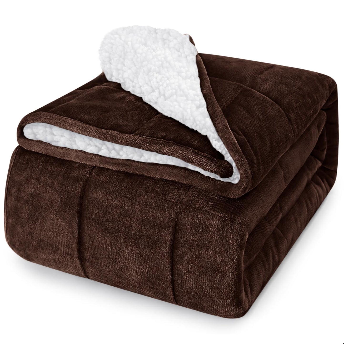 Cooling Weighted Blanket Microfiber Glass Bead Machine Washable Heavy Blanket