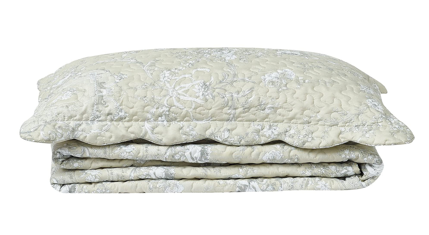 Patchwork Quilt Set Reversible Lightweight All Season Coverlet Bedding