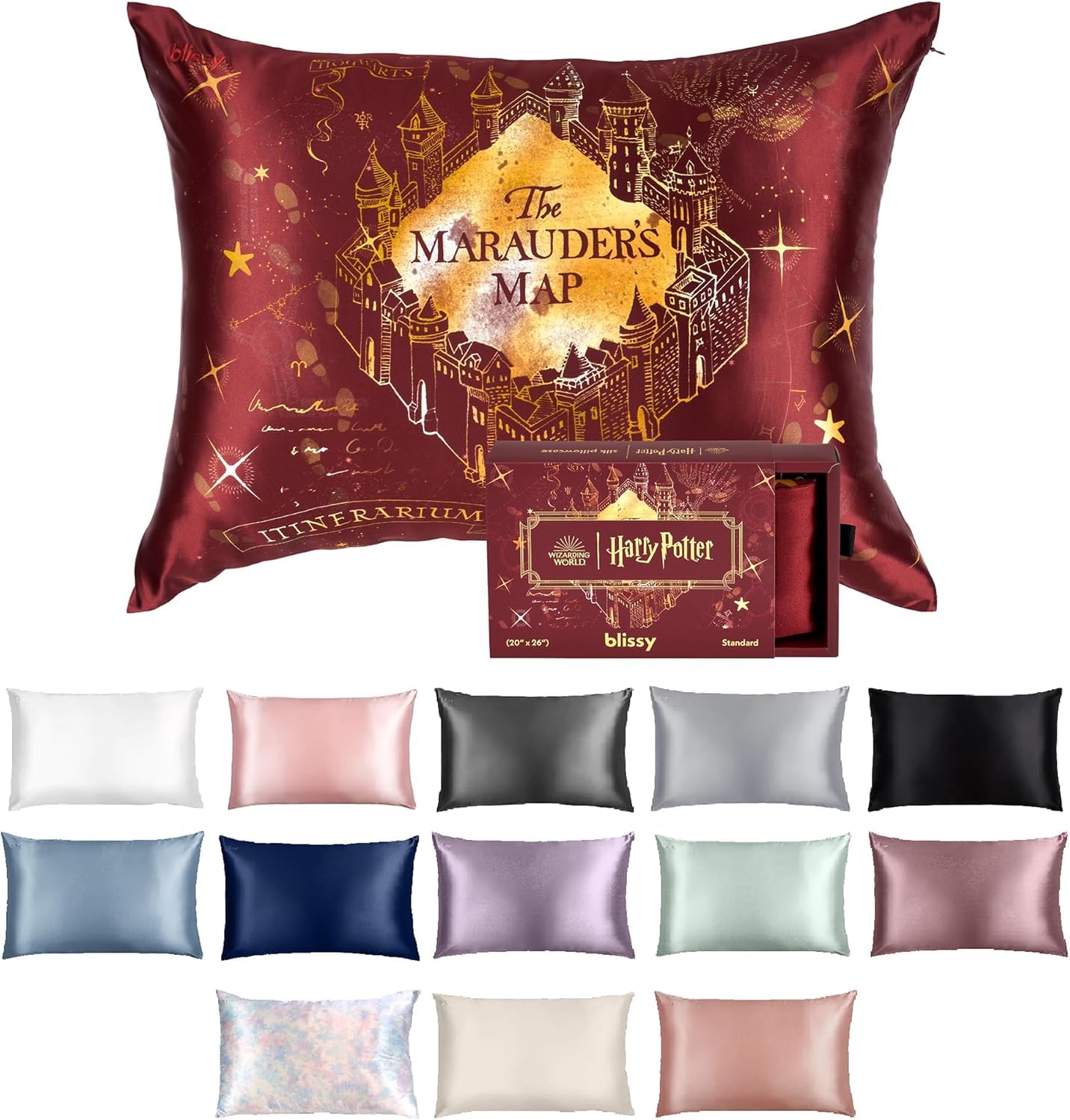 Silk Pillowcase 100% Mulberry Silk 22 Momme Smooth Hair Skin Pillow Cover