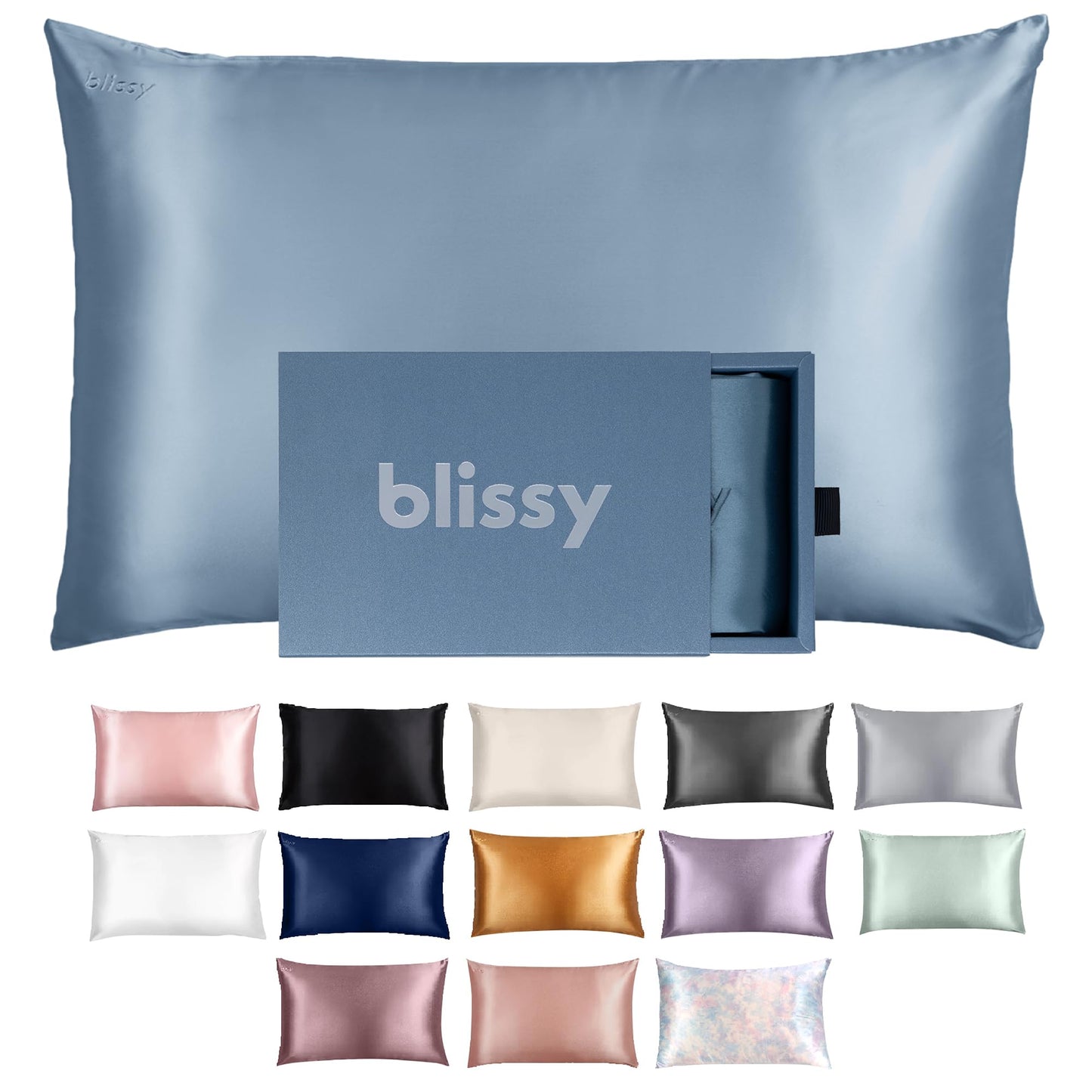 Silk Pillowcase 100% Mulberry Silk 22 Momme Smooth Hair Skin Pillow Cover