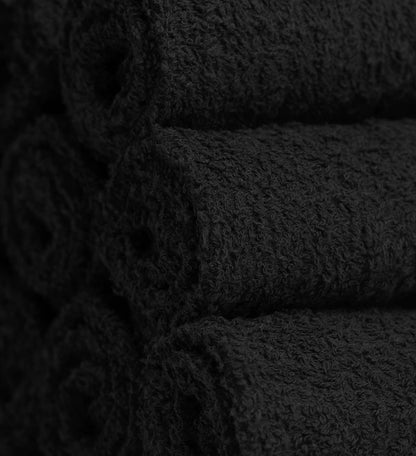 Cotton Washcloth Set 24 Pack Soft Absorbent Face Towels Ring Spun 12x12
