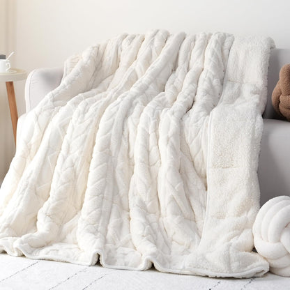 Cottonblue Fleece Sherpa Weighted Blanket