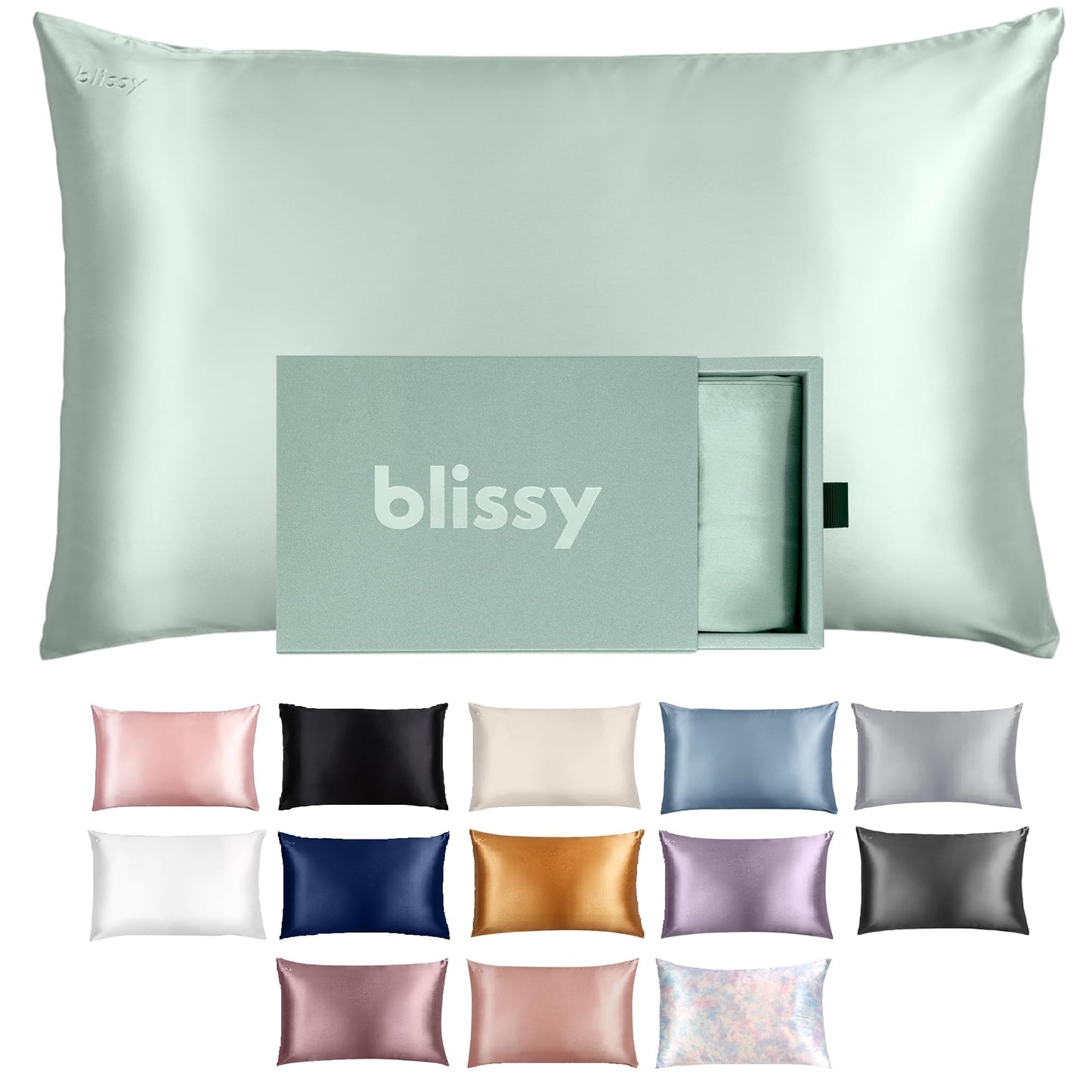 Silk Pillowcase 100% Mulberry Silk 22 Momme Smooth Hair Skin Pillow Cover