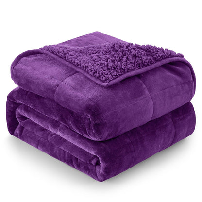 Cottonblue Fleece Sherpa Weighted Blanket