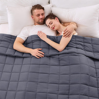 Cooling Weighted Blanket Microfiber Glass Bead Machine Washable Heavy Blanket