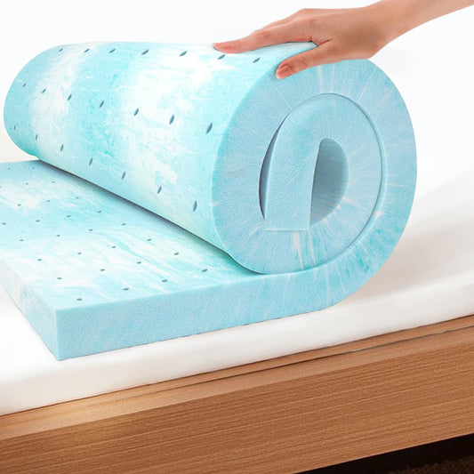 EGO Topper Cal King Memory Foam Mattress Topper
