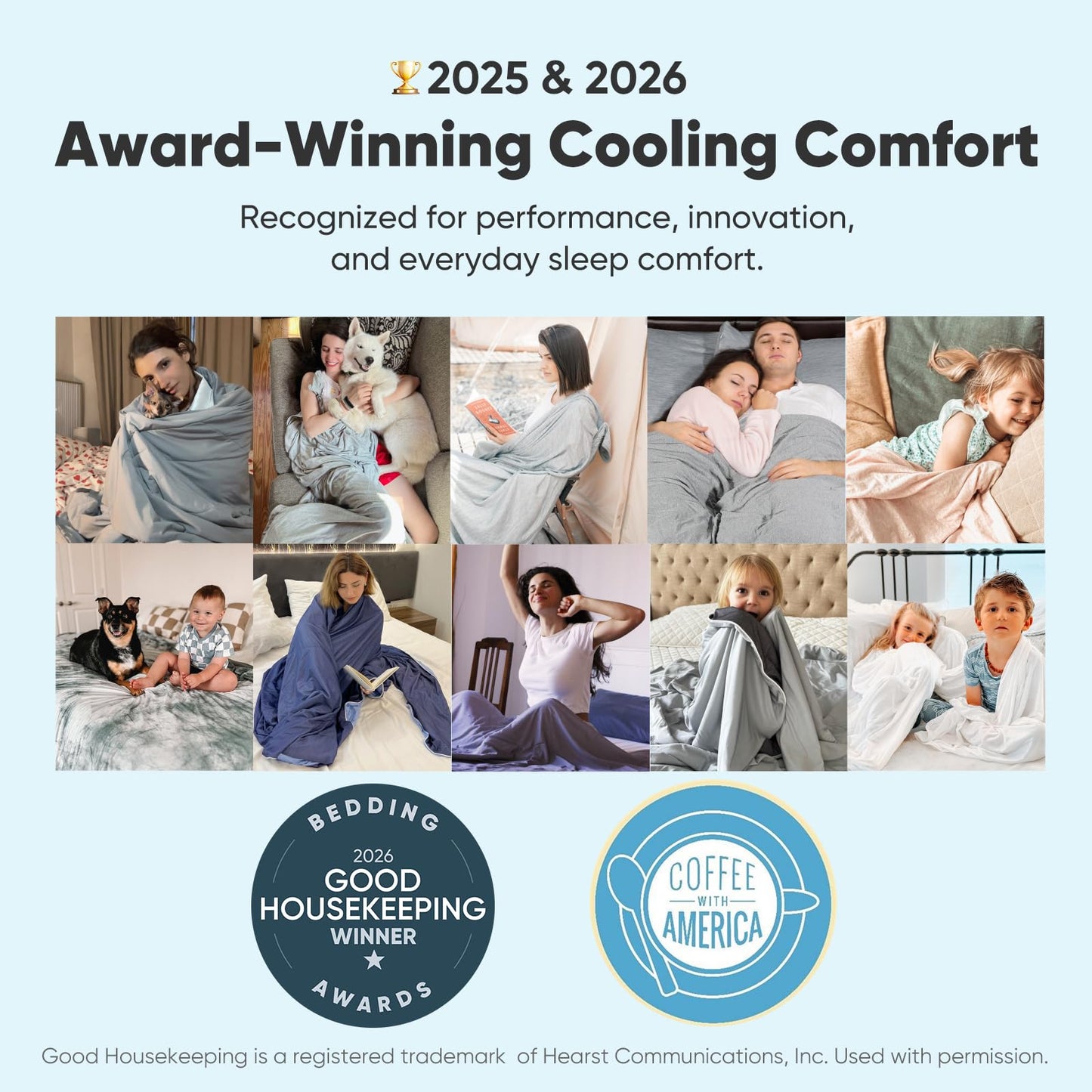 Cooling Blanket Lightweight Breathable Summer Sleep Blanket