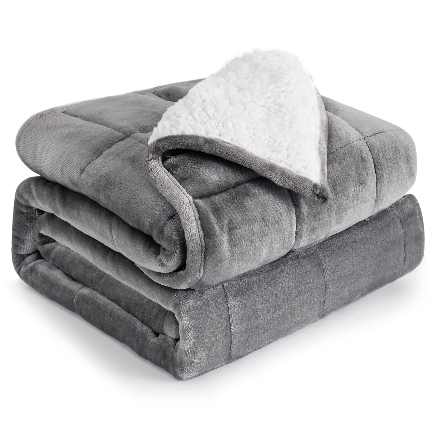 Cottonblue Fleece Sherpa Weighted Blanket