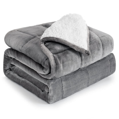 Cottonblue Fleece Sherpa Weighted Blanket