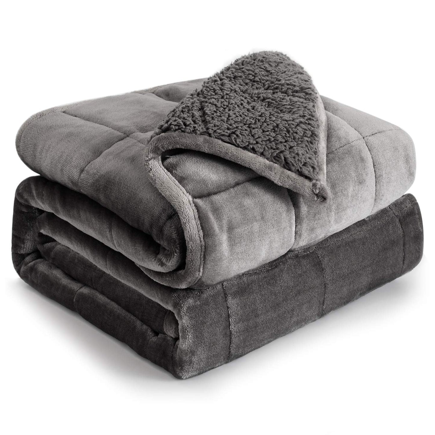 Cottonblue Fleece Sherpa Weighted Blanket