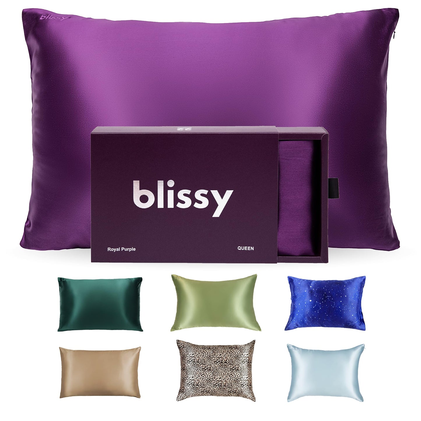 Silk Pillowcase 100% Mulberry Silk 22 Momme Smooth Hair Skin Pillow Cover