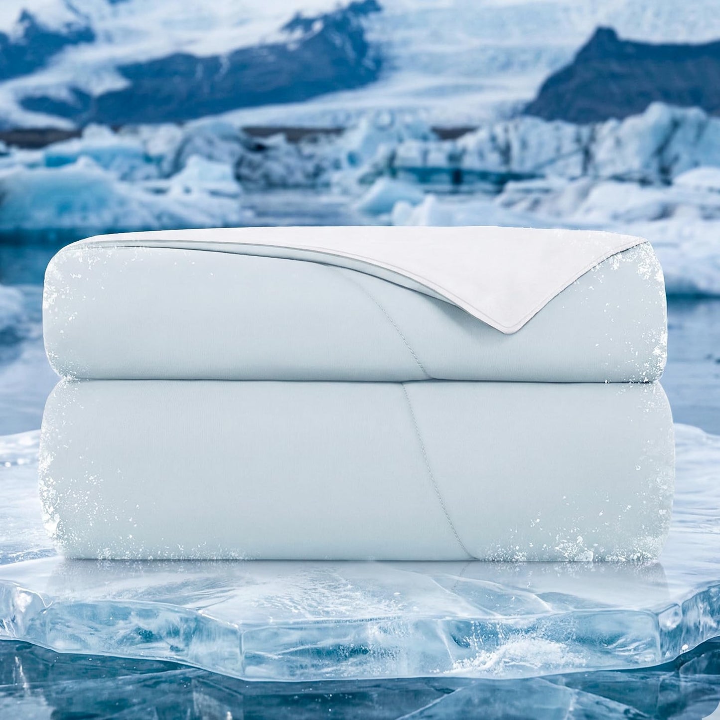 Cooling Comforter Double Sided Lightweight Ice Blanket Q-Max Breathable Summer Bedding