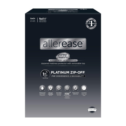 AllerEase Platinum Zip-Off Top Mattress Protector
