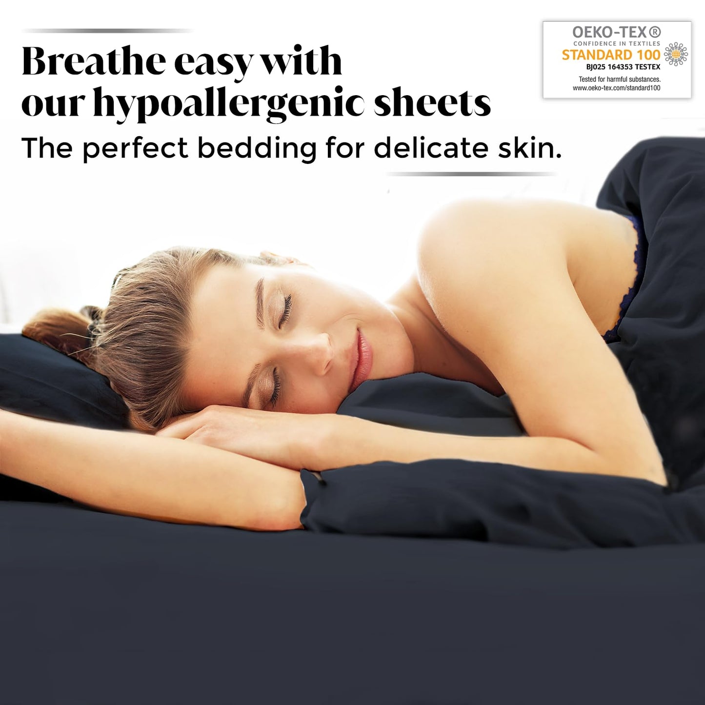 Bamboo Full Sheet Set Cooling Deep Pocket Ultra Soft Bedding