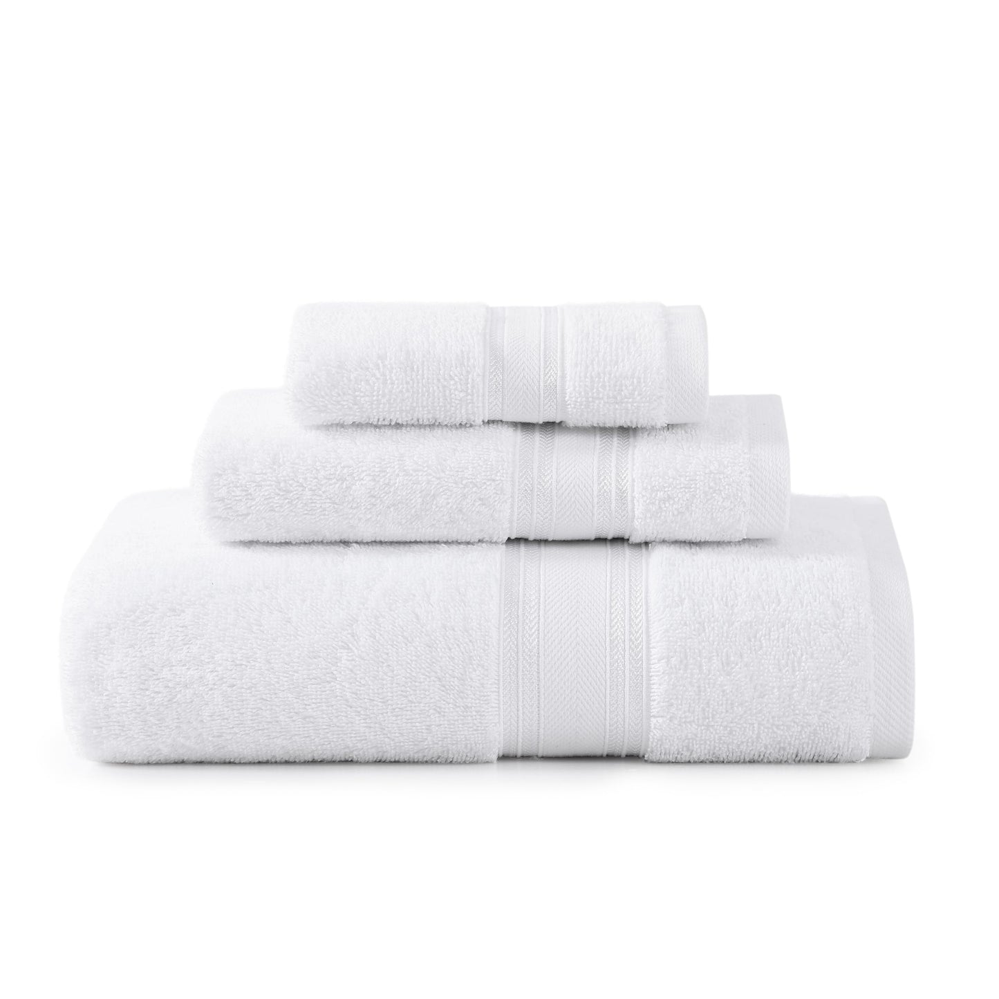 Zero Twist Cotton Bath Towel Set Quick Dry Ultra Absorbent Soft Towels