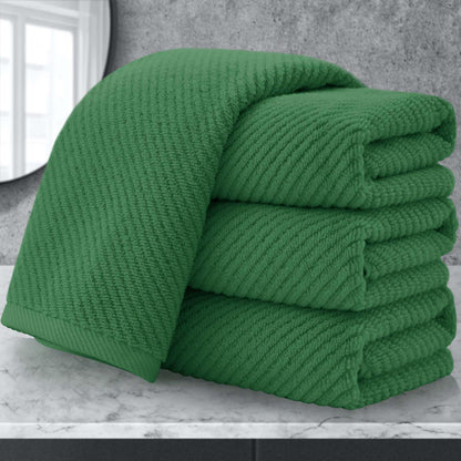 Cotton Bath Towel Set 6 Piece Soft Quick Dry Bathroom Towels Large Gift Set