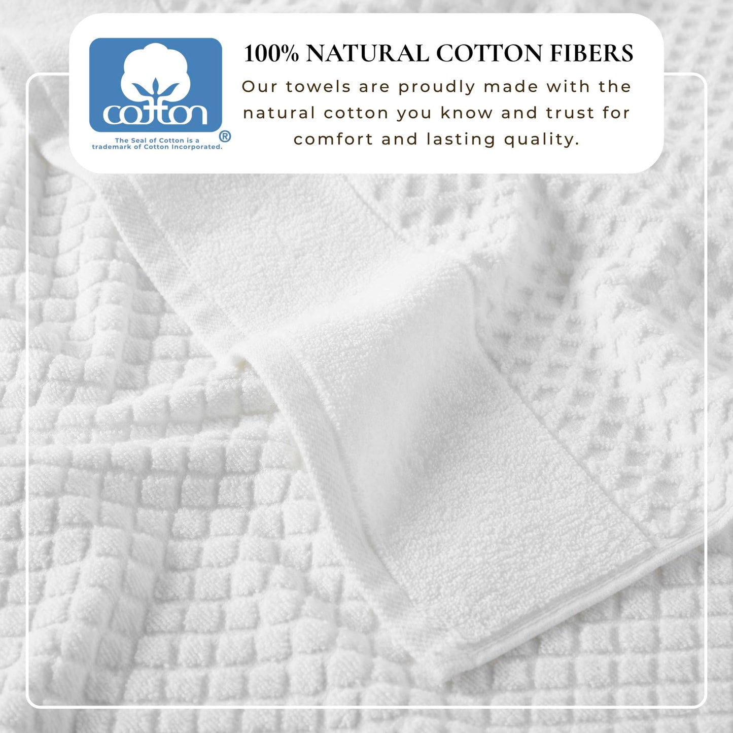 Quick Dry Cotton Bath Towel Set Absorbent Durable Bathroom Towels