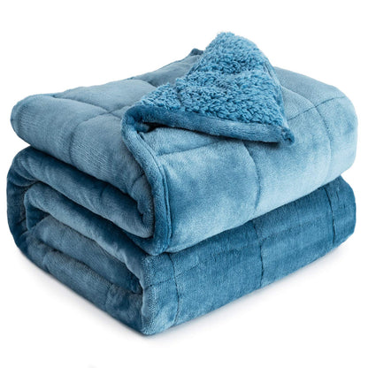 Cottonblue Fleece Sherpa Weighted Blanket