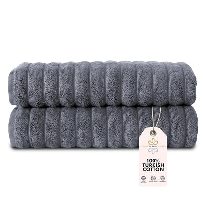 Turkish Cotton Luxury Towel Set Ultra Absorbent Spa Bath Towels