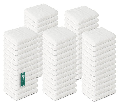 Cotton Washcloth Set 400 GSM Soft Face Body Towels 12x12 12 Pack