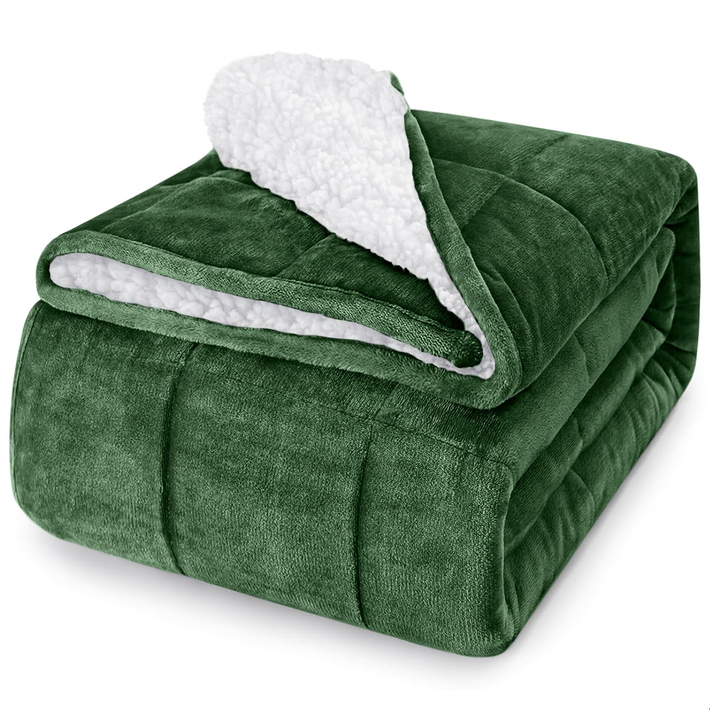 Cooling Weighted Blanket Microfiber Glass Bead Machine Washable Heavy Blanket