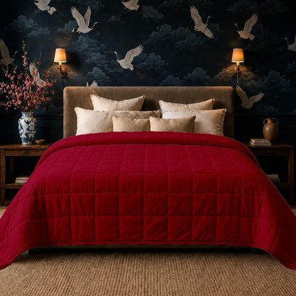Weighted Blanket 400 Thread Count All Season Bed Throw Premium Comfort