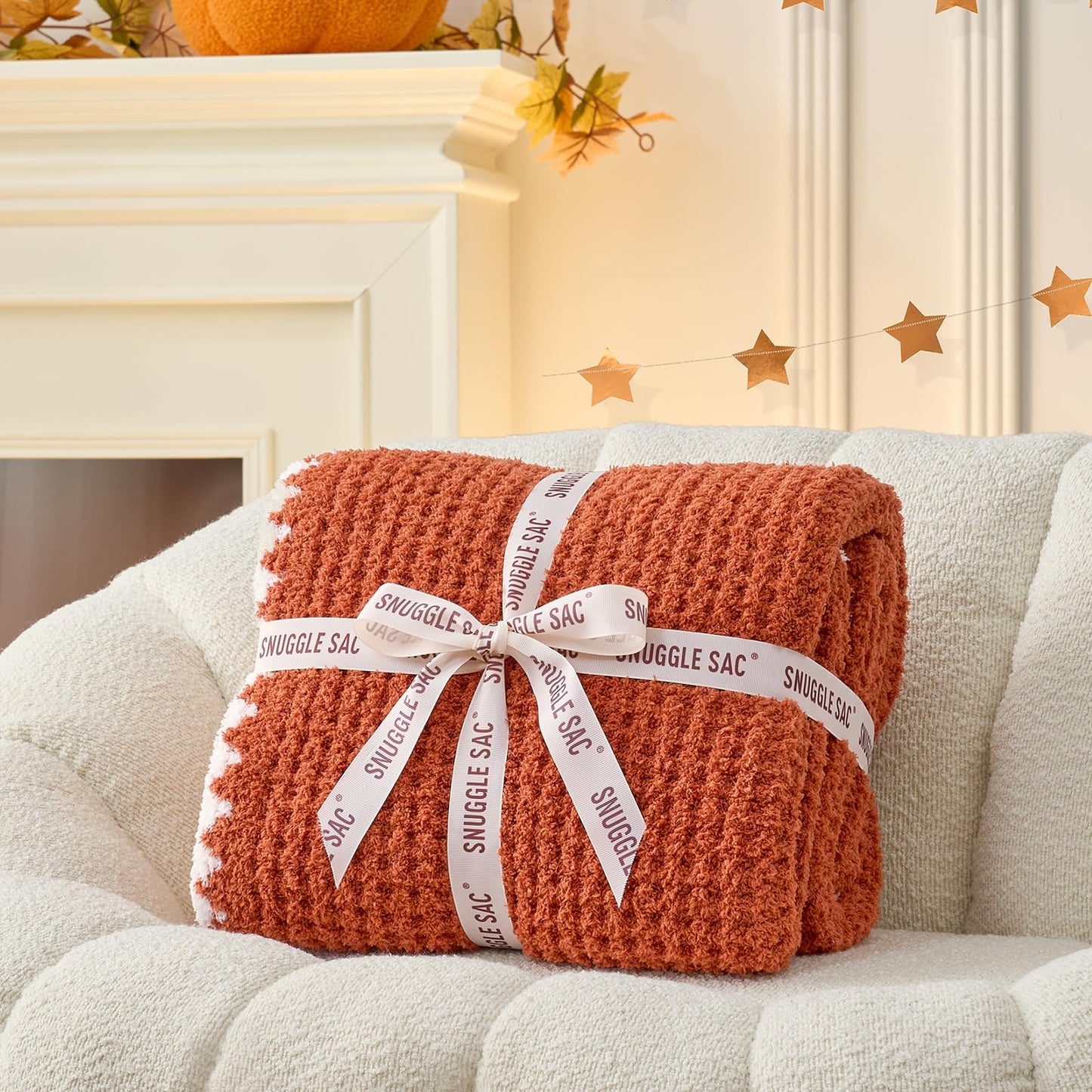 Waffle Throw Blanket Ultra Soft Lightweight Couch Bed Sofa Blanket