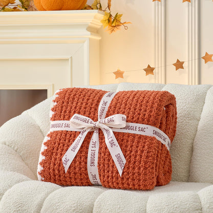 Waffle Throw Blanket Ultra Soft Lightweight Couch Bed Sofa Blanket