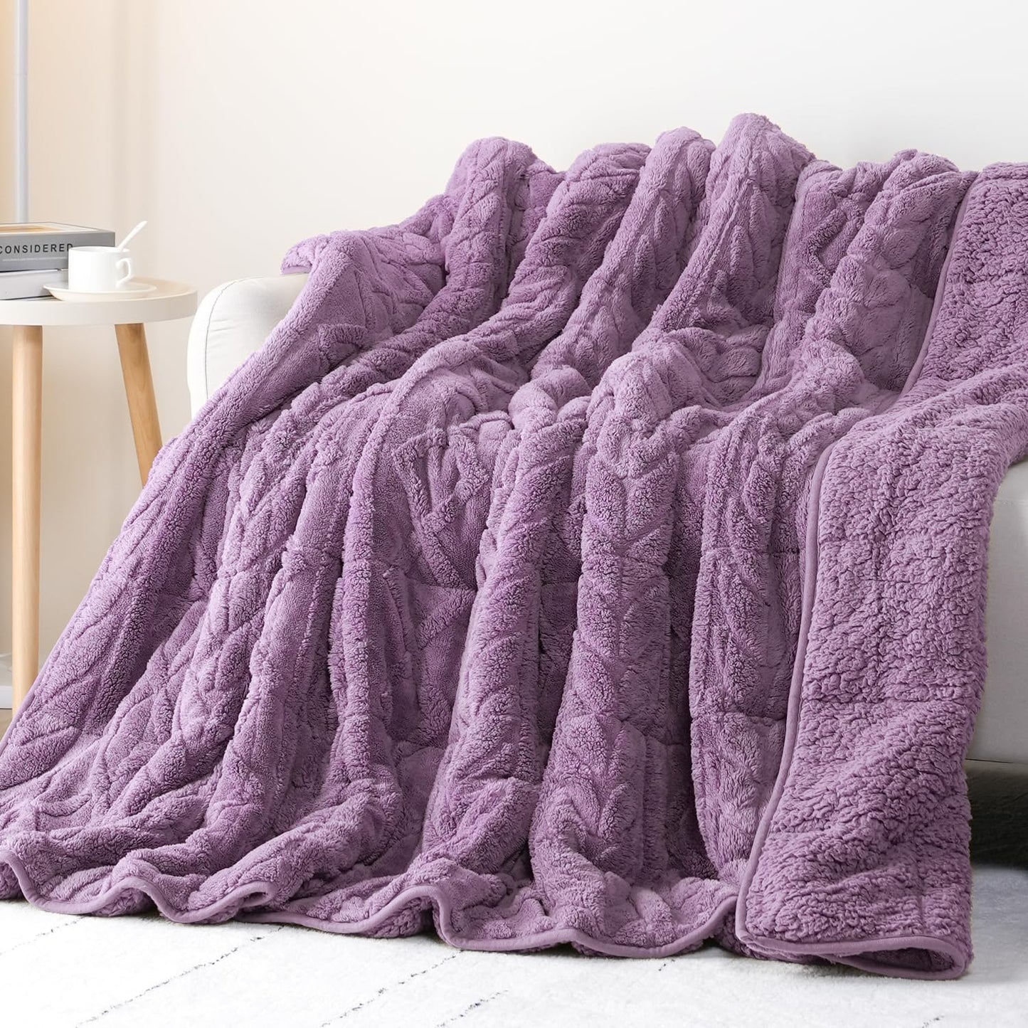 Cottonblue Fleece Sherpa Weighted Blanket