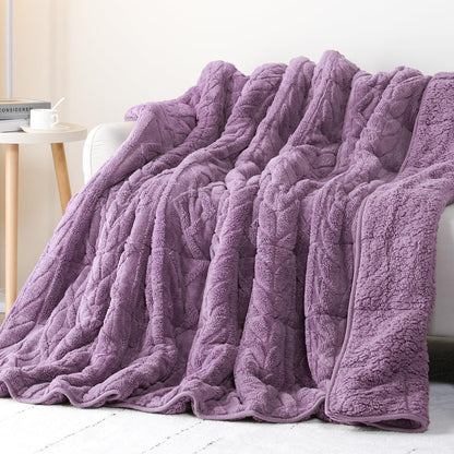 Cottonblue Fleece Sherpa Weighted Blanket