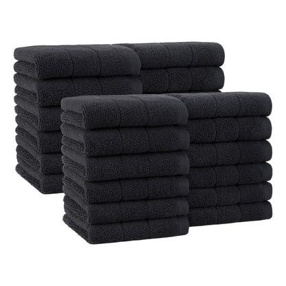 Ring Spun Cotton Washcloth Set Soft Absorbent Multipurpose Fingertip Towels